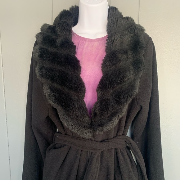 Warm Black Wrap Jacket! - Picture 1 of 4
